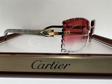 cheap cartier buffs sunglasses|cartier buffs glasses with diamonds.